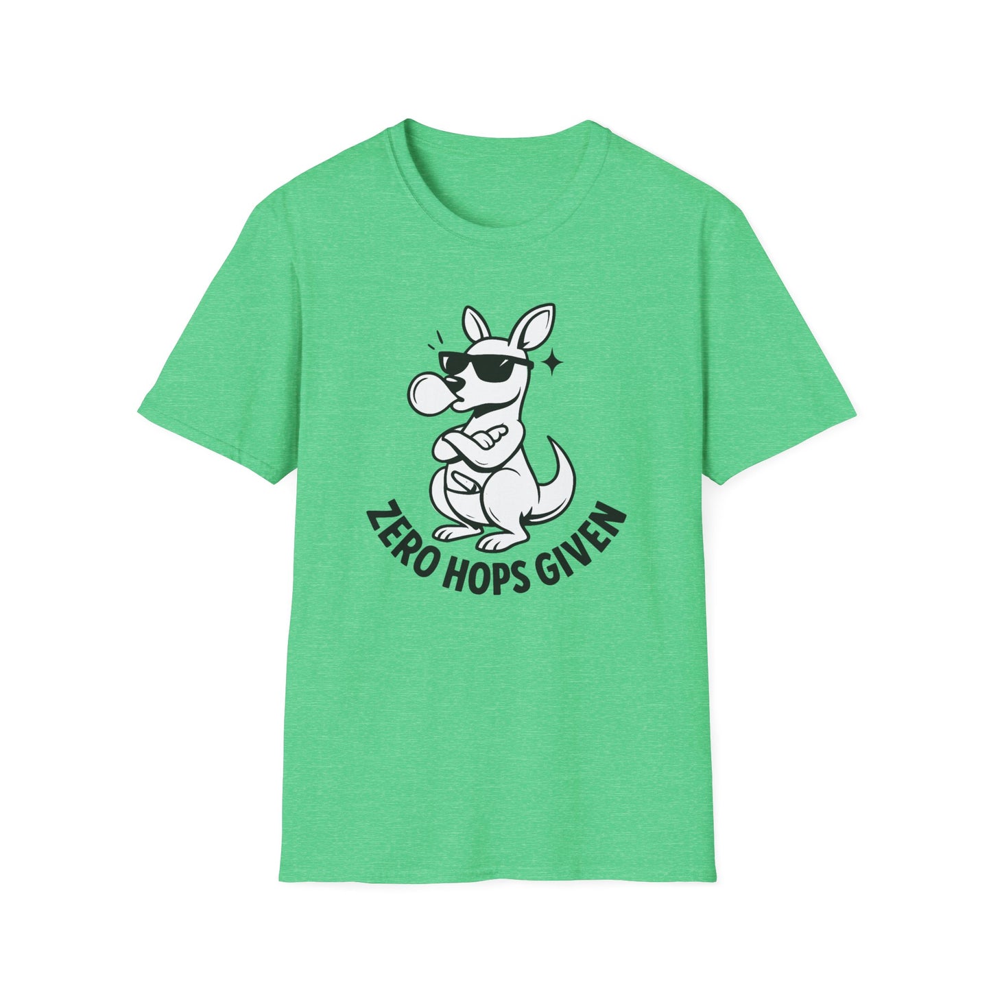 Kangaroo T-shirt - 'Zero Hops Given Tee' Softstyle Tee