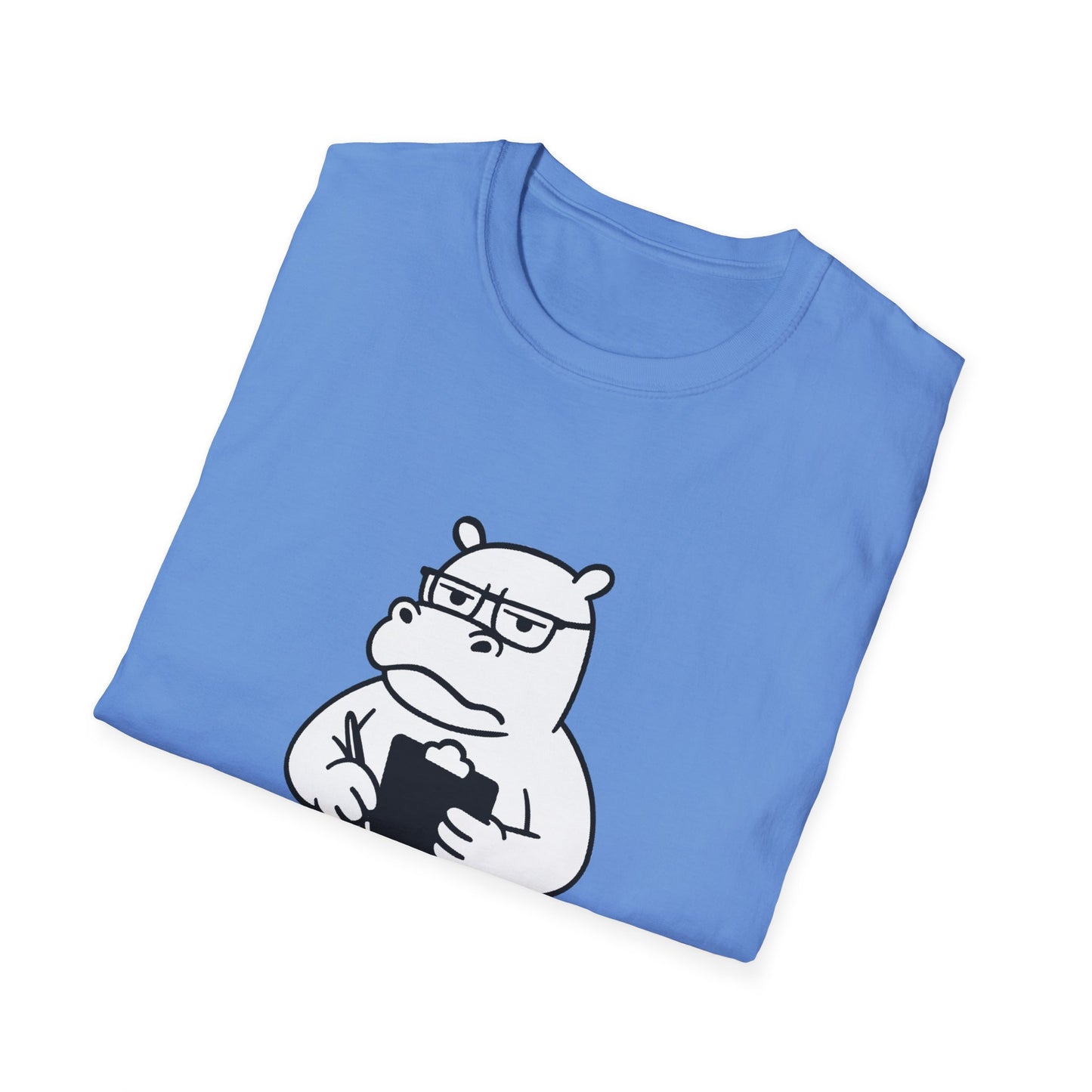 Hippo T-Shirt - 'Hippo-Critical' Softstyle Tee