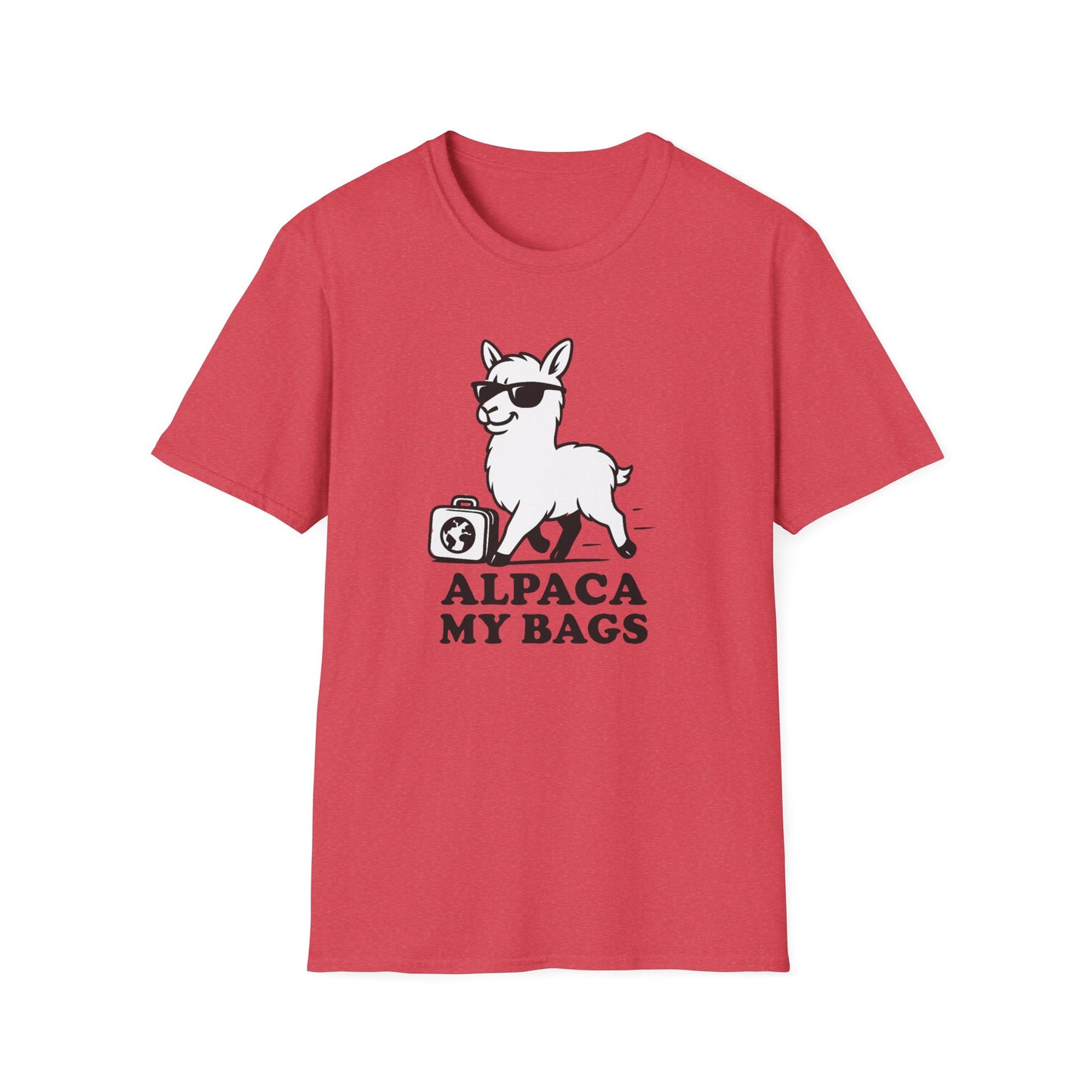 Alpaca T-Shirt - 'Alpaca My Bags' Softstyle Tee