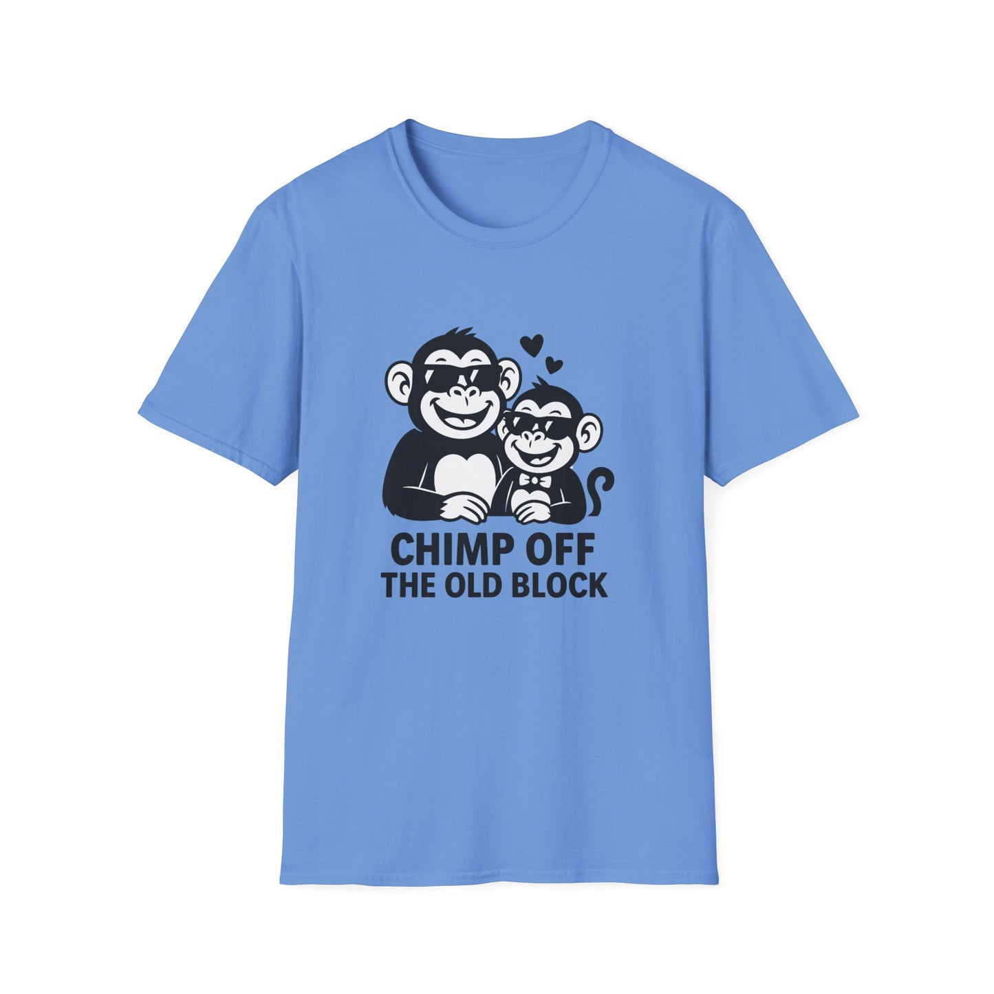 Monkey T-Shirt - 'Chimp Off the Old Block' Softstyle Tee