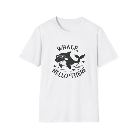 Whale T-Shirt - 'Whale Hello There' Softstyle Tee
