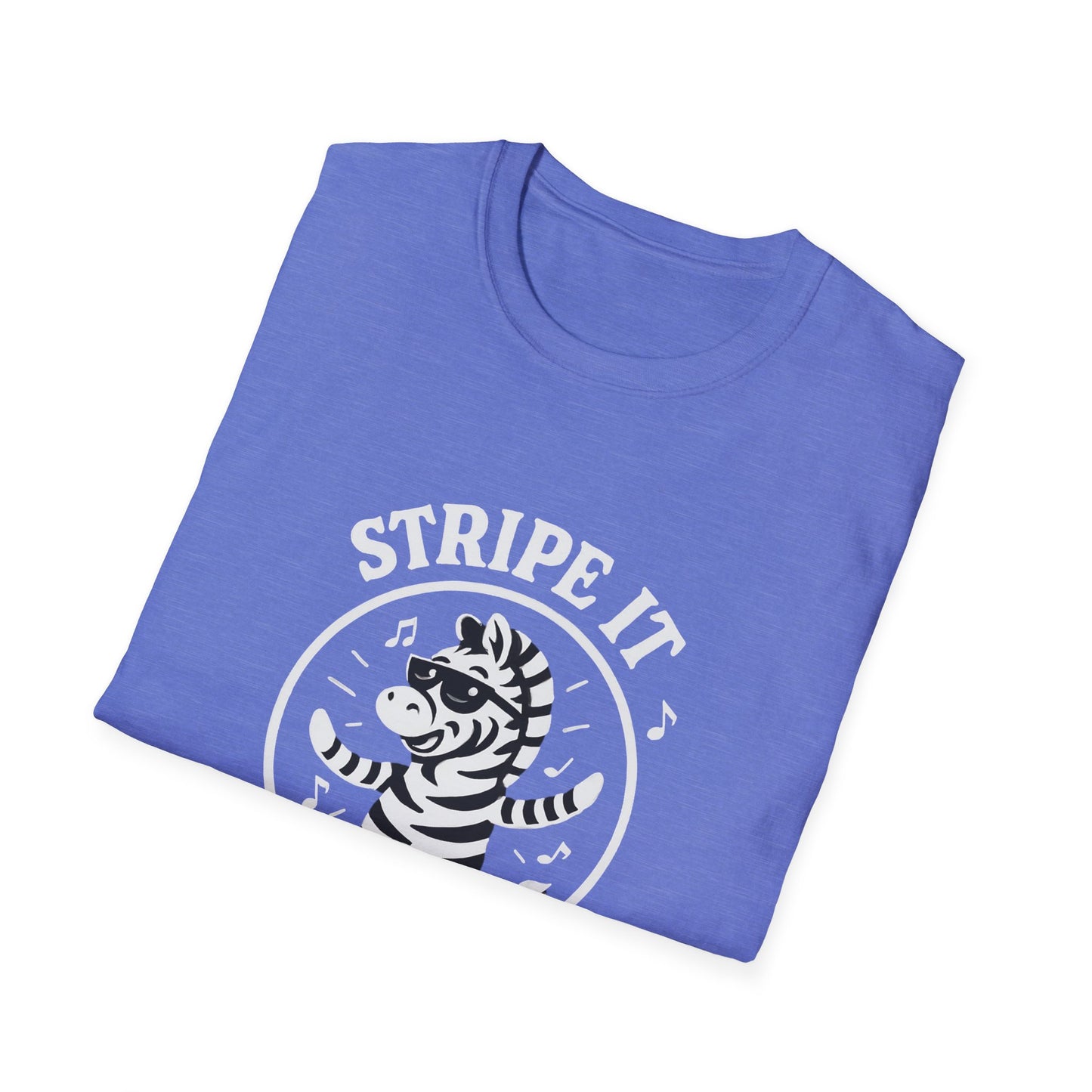 Zebra T-Shirt - 'Stripe It Like Hot' Softstyle Tee