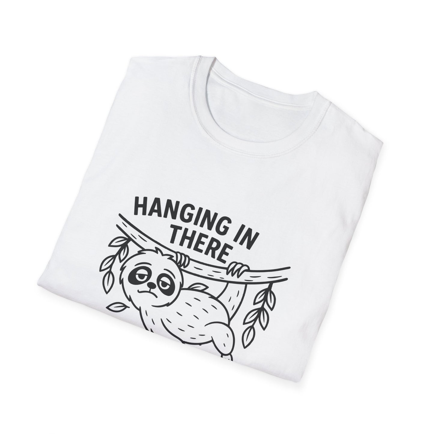 Sloth T-Shirt - 'Hangin' In There' Softstyle Tee