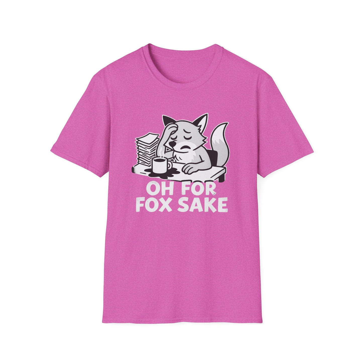 Fox T-Shirt - 'Oh For Fox Sake' Softstyle Tee