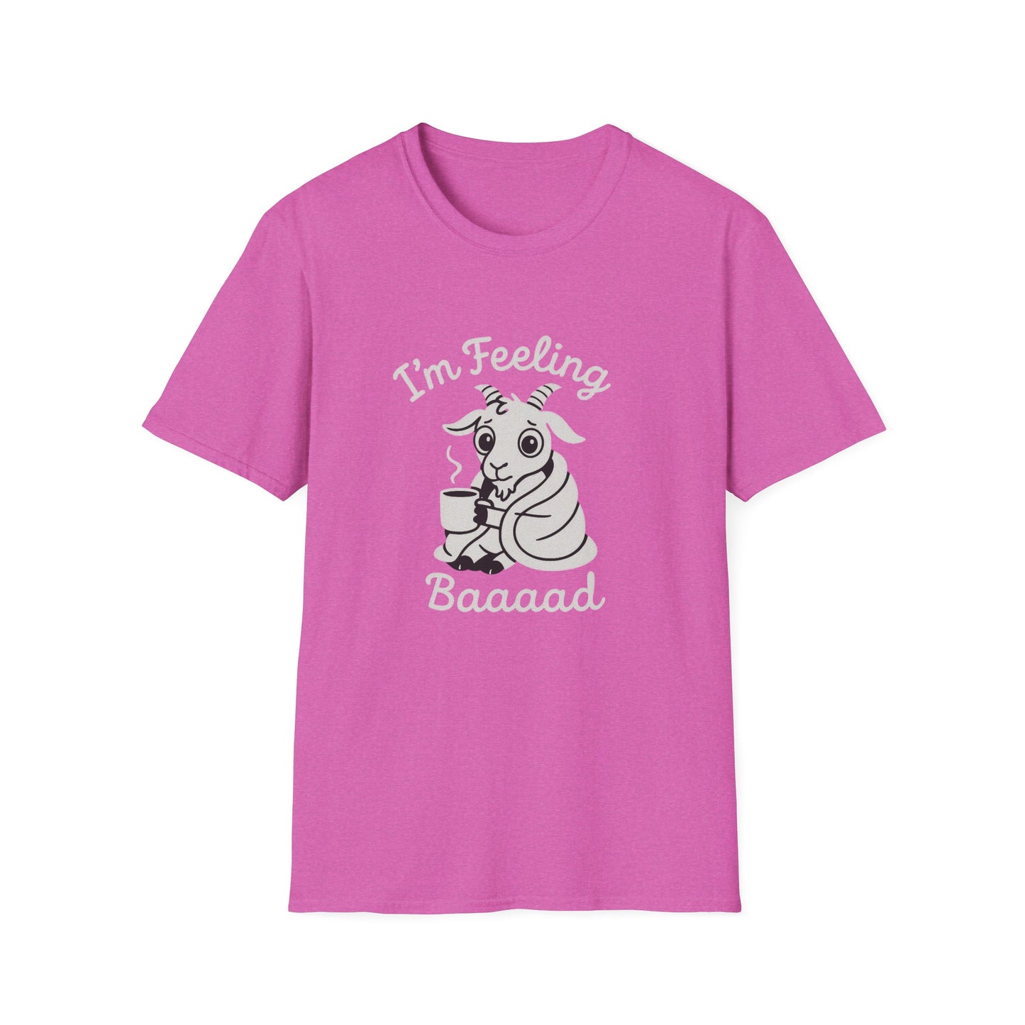 Goat T-Shirt - 'I'm Feeling Baaad' Softstyle Tee