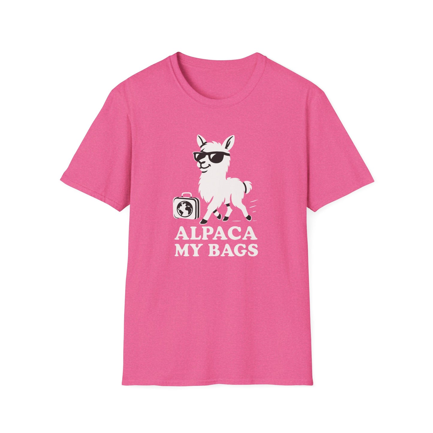 Alpaca T-Shirt - 'Alpaca My Bags' Softstyle Tee
