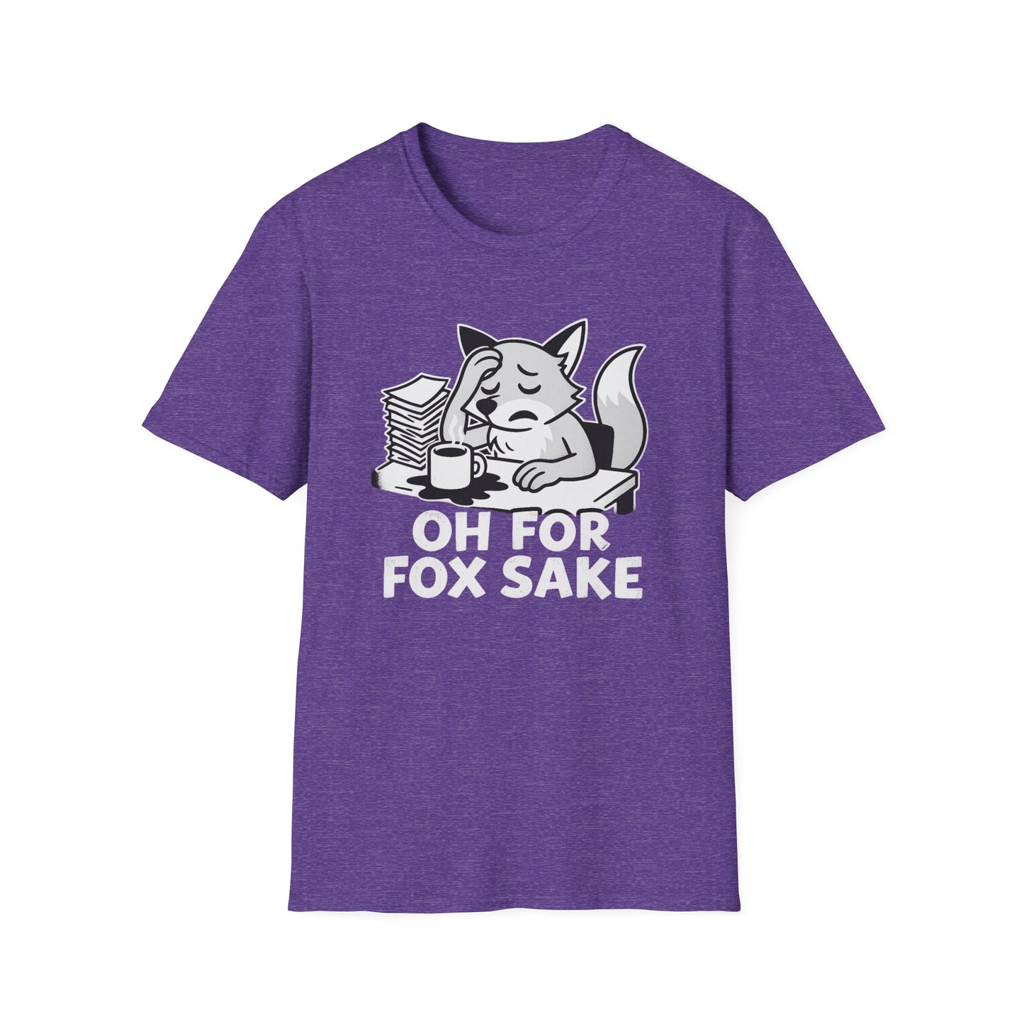 Fox T-Shirt - 'Oh For Fox Sake' Softstyle Tee