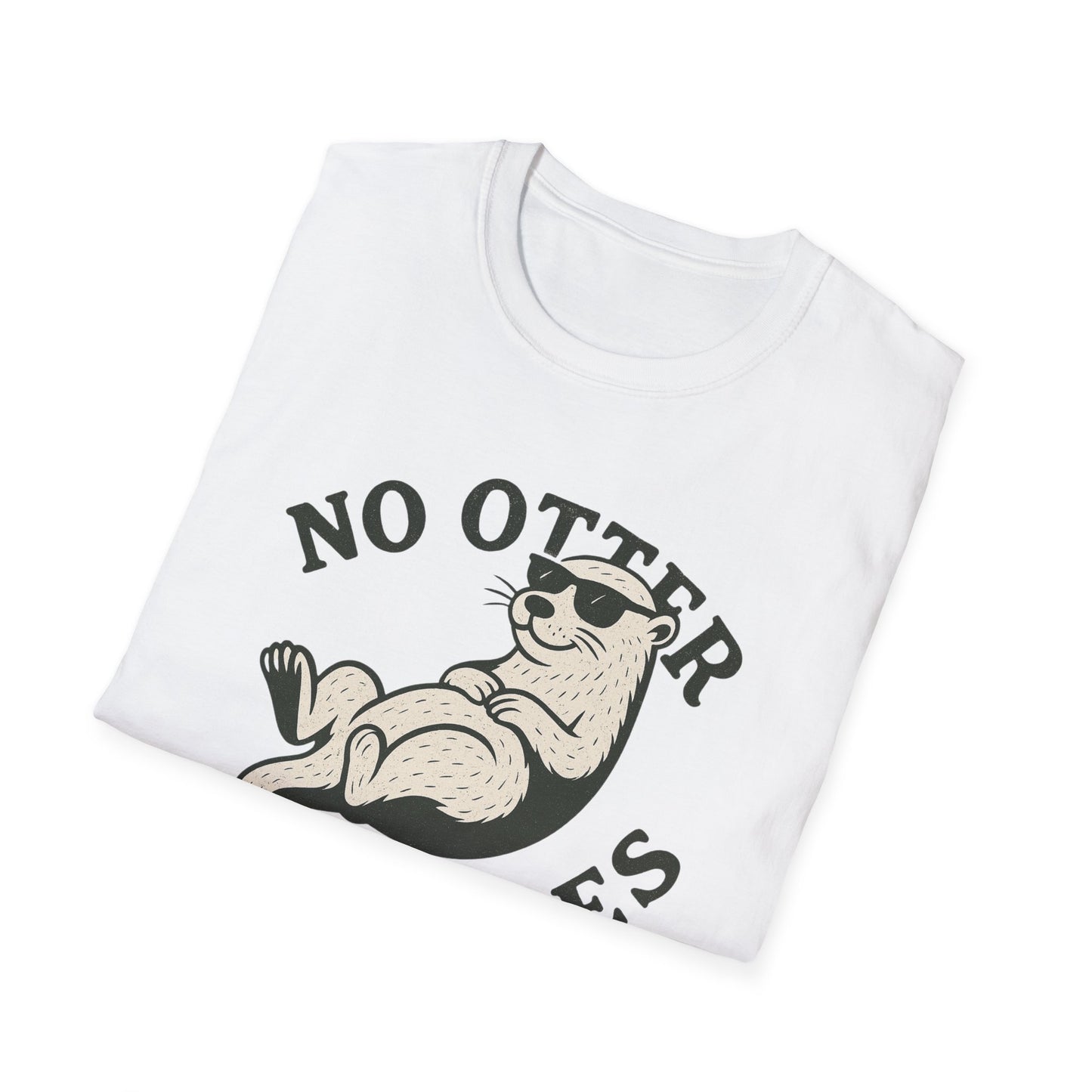 Otter T-Shirt - 'No Otter Worries' Softstyle Tee