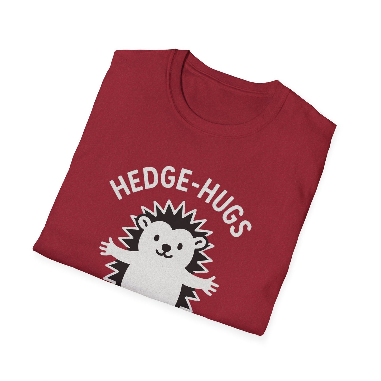 Hedgehog T-Shirt - 'Hedge-Hugs' Softstyle Tee