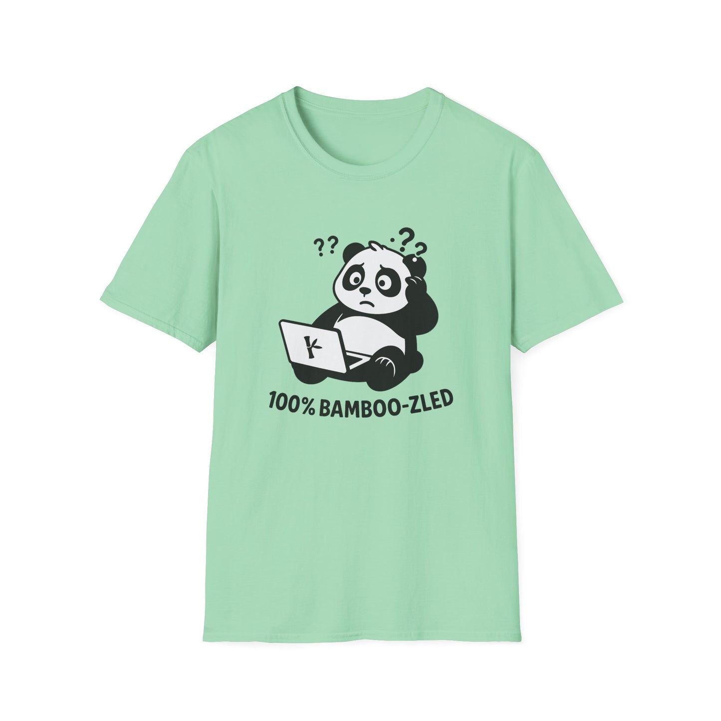 Panda T-Shirt - '100% Bamboozled' Softstyle Tee
