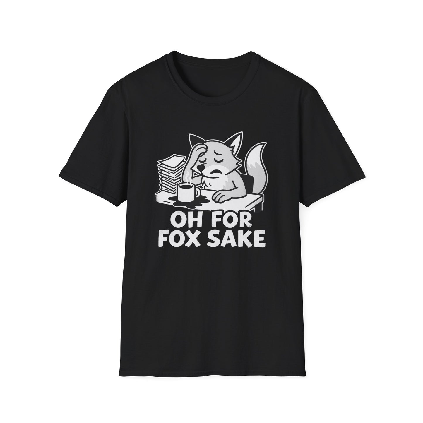 Fox T-Shirt - 'Oh For Fox Sake' Softstyle Tee