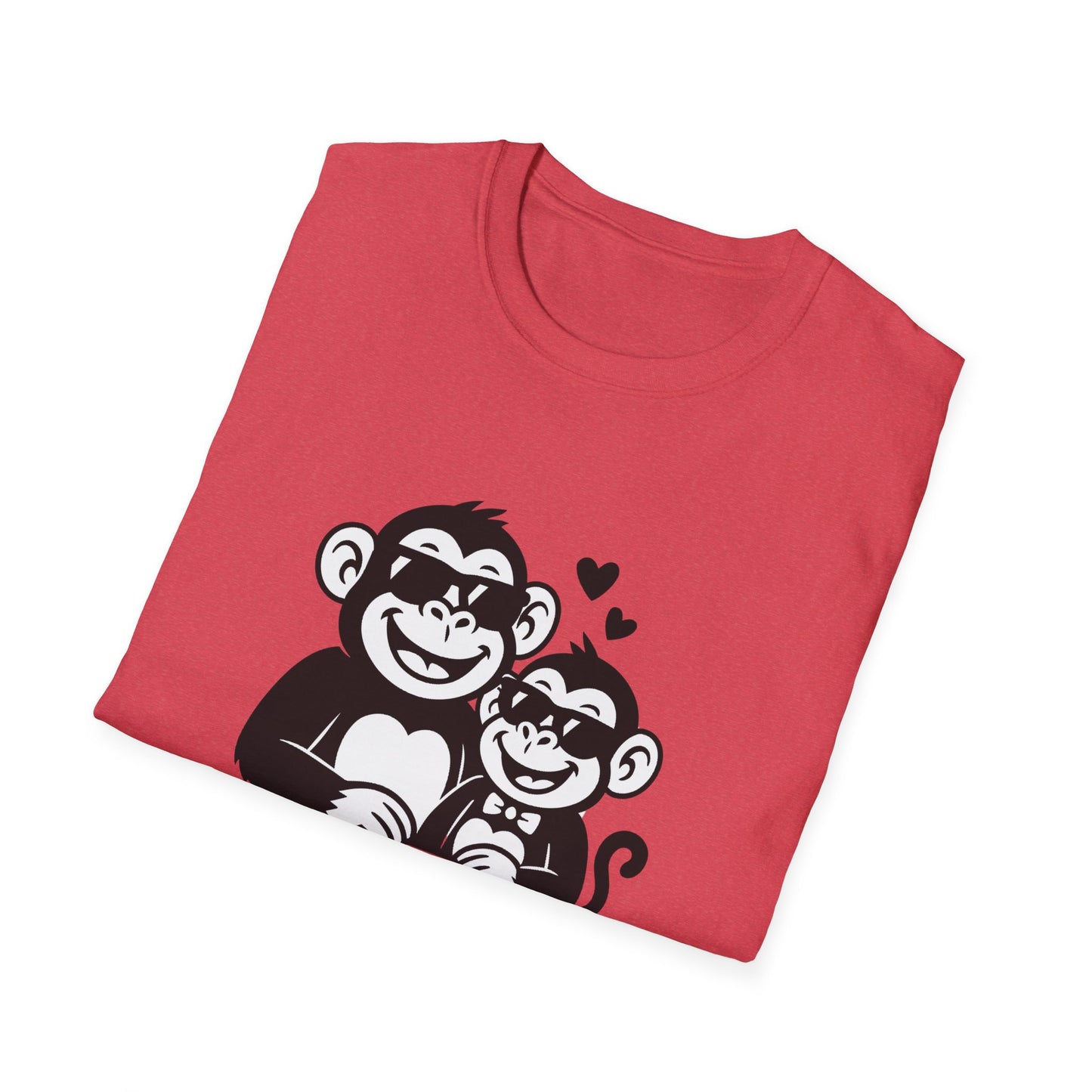 Monkey T-Shirt - 'Chimp Off the Old Block' Softstyle Tee