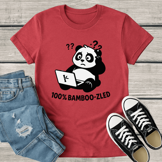 Panda T-Shirt - '100% Bamboozled' Softstyle Tee