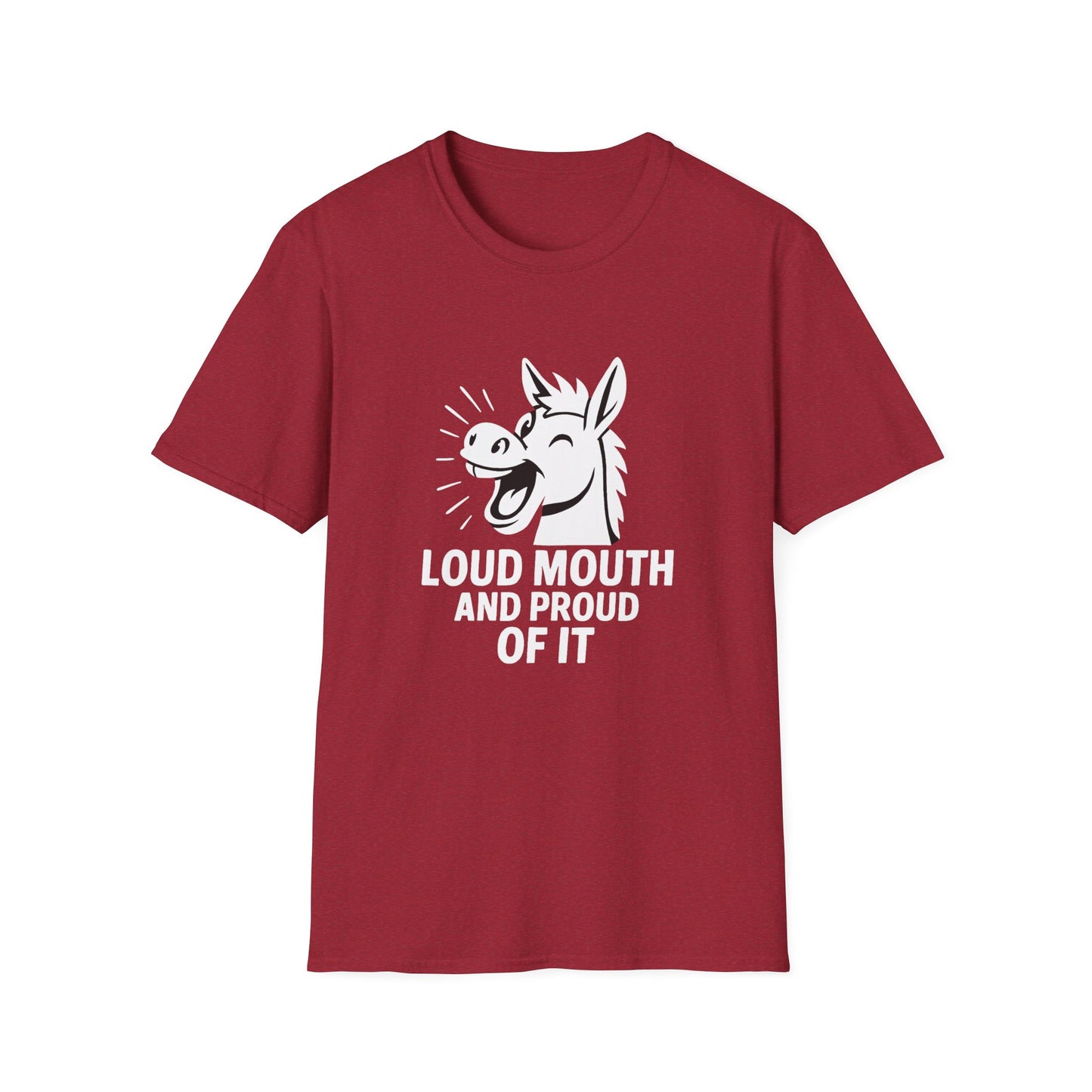Horse T-Shirt - 'Loud Mouth' Softstyle Tee