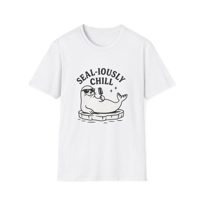 Seal T-Shirt - 'Sealiously Chill' Softstyle Tee