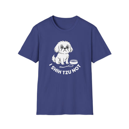 Shih Tzu Not Unisex Softstyle T-Shirt | Funny Dog Lover Tee, Pet Owner Gift, Casual Wear, Gift for Dog Lovers, Cute Animal Shirt