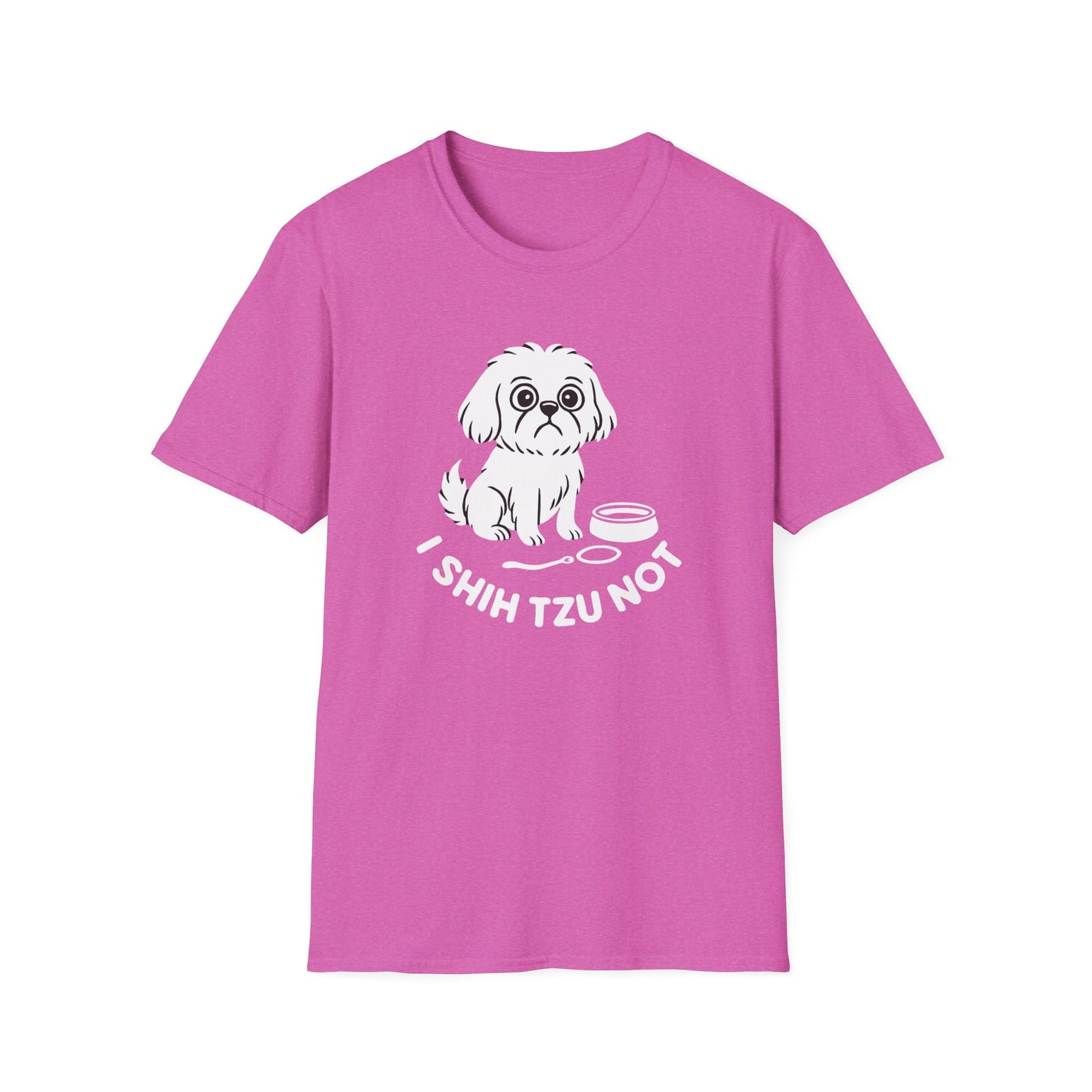 Shih Tzu Not Unisex Softstyle T-Shirt | Funny Dog Lover Tee, Pet Owner Gift, Casual Wear, Gift for Dog Lovers, Cute Animal Shirt