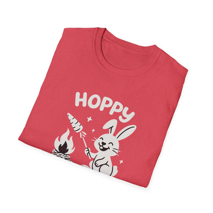 Rabbit T-Shirt - 'Hoppy Camper' Softstyle Tee