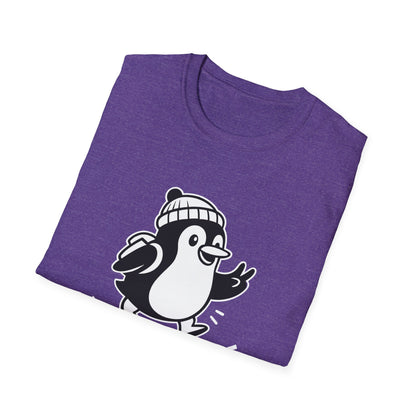 Penguin T-Shirt - 'Just Wingin' It' Softstyle Tee