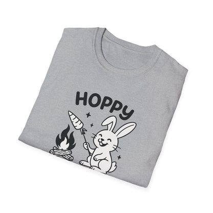 Rabbit T-Shirt - 'Hoppy Camper' Softstyle Tee