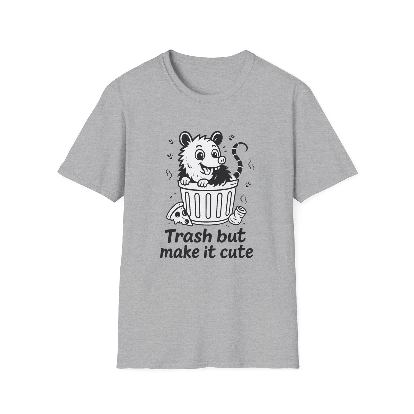 Possum T-Shirt - 'Trash But Make it Cute' Softstyle Tee