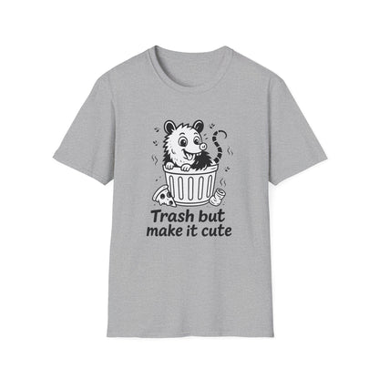 Possum T-Shirt - 'Trash But Make it Cute' Softstyle Tee