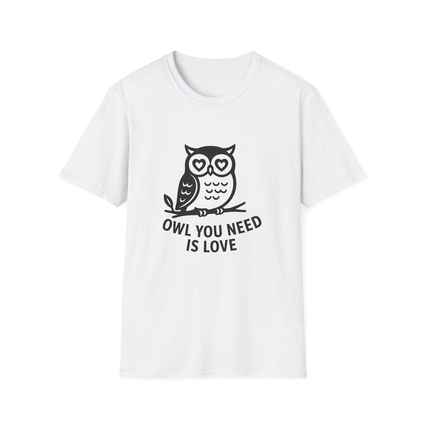 Owl T-Shirt - 'Owl You Need is Love' Softstyle Tee