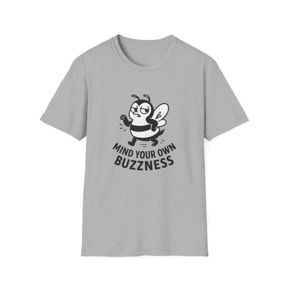 Bee T-Shirt - 'Mind Your Own Buzzness' Softstyle Tee