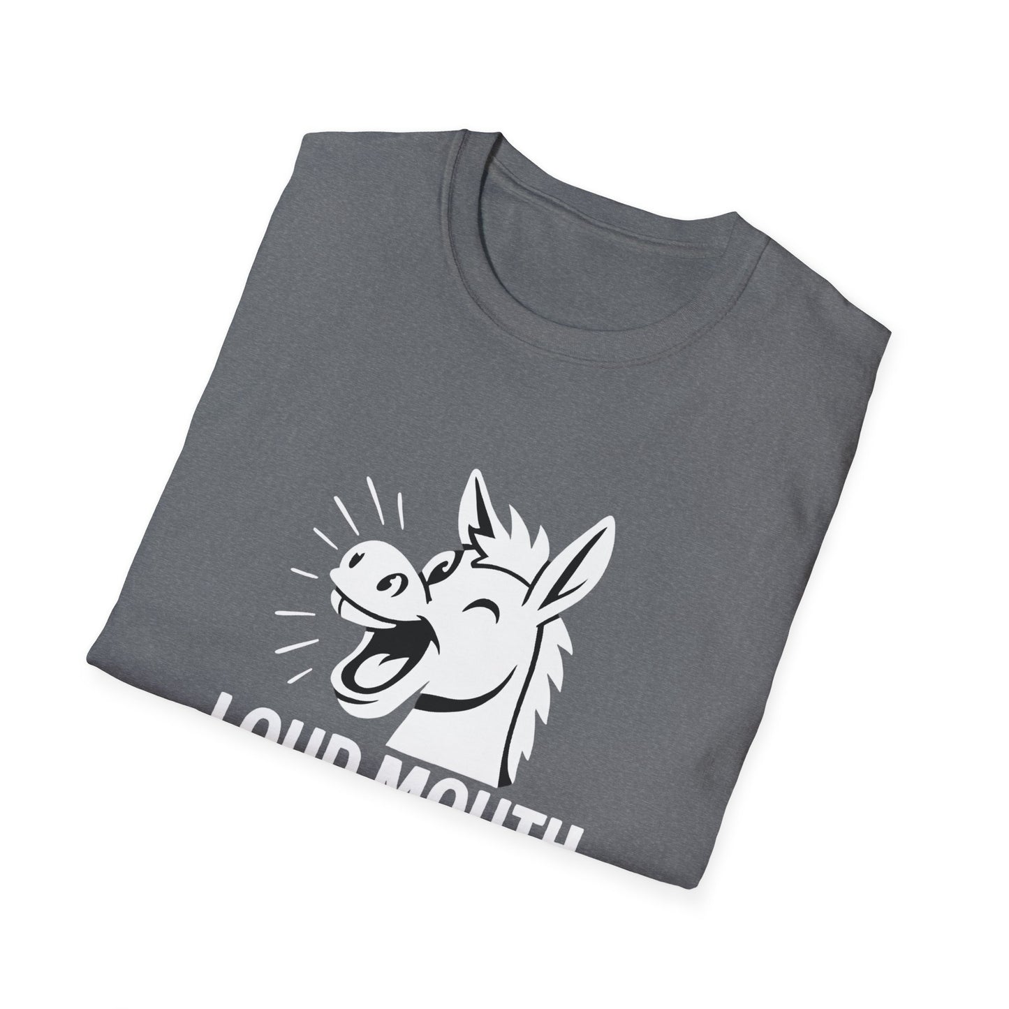 Horse T-Shirt - 'Loud Mouth' Softstyle Tee