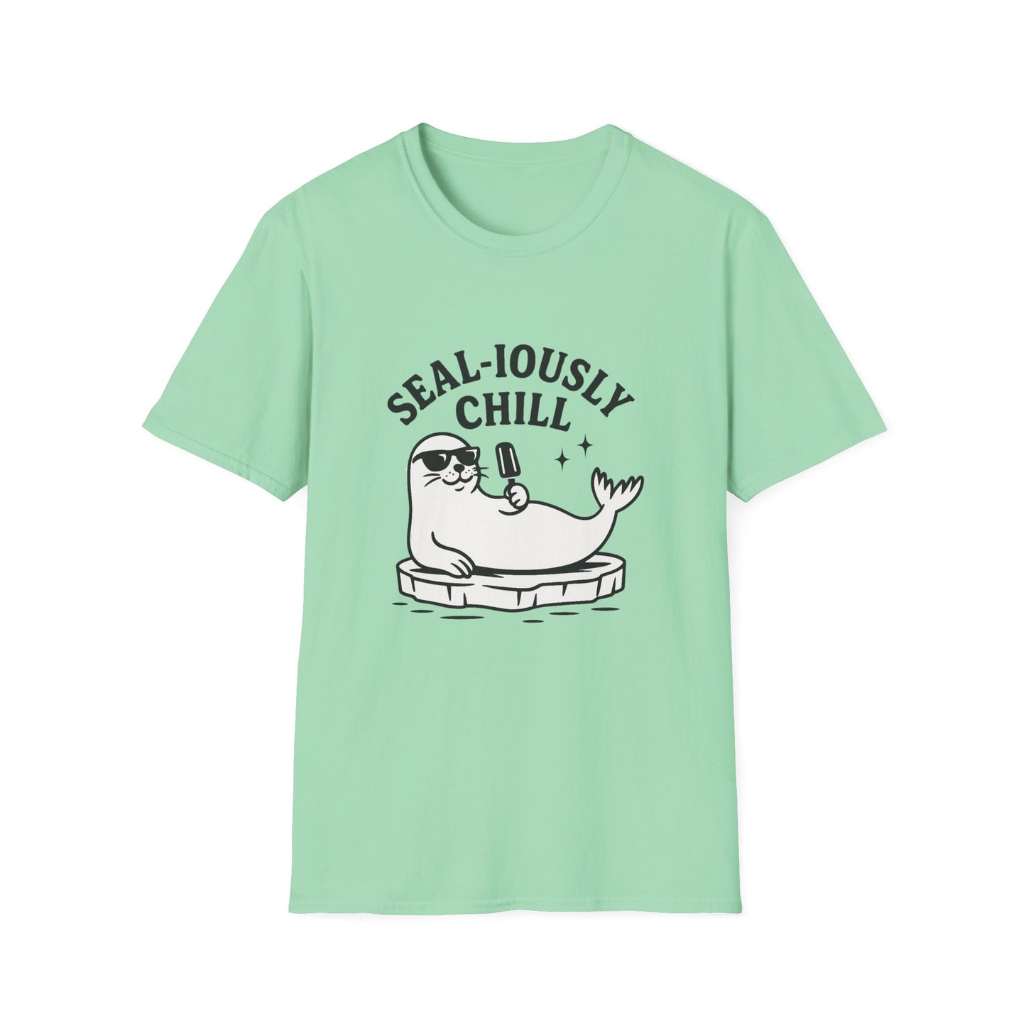 Seal T-Shirt - 'Sealiously Chill' Softstyle Tee