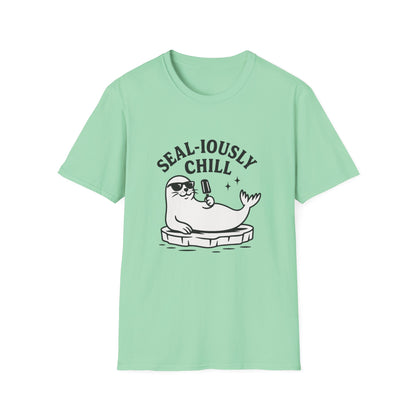 Seal T-Shirt - 'Sealiously Chill' Softstyle Tee