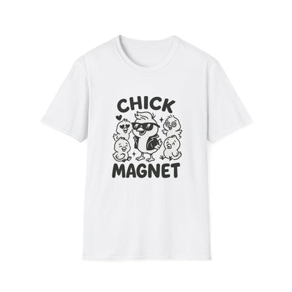 Chick T-Shirt - 'Chick Magnet' Softstyle Tee