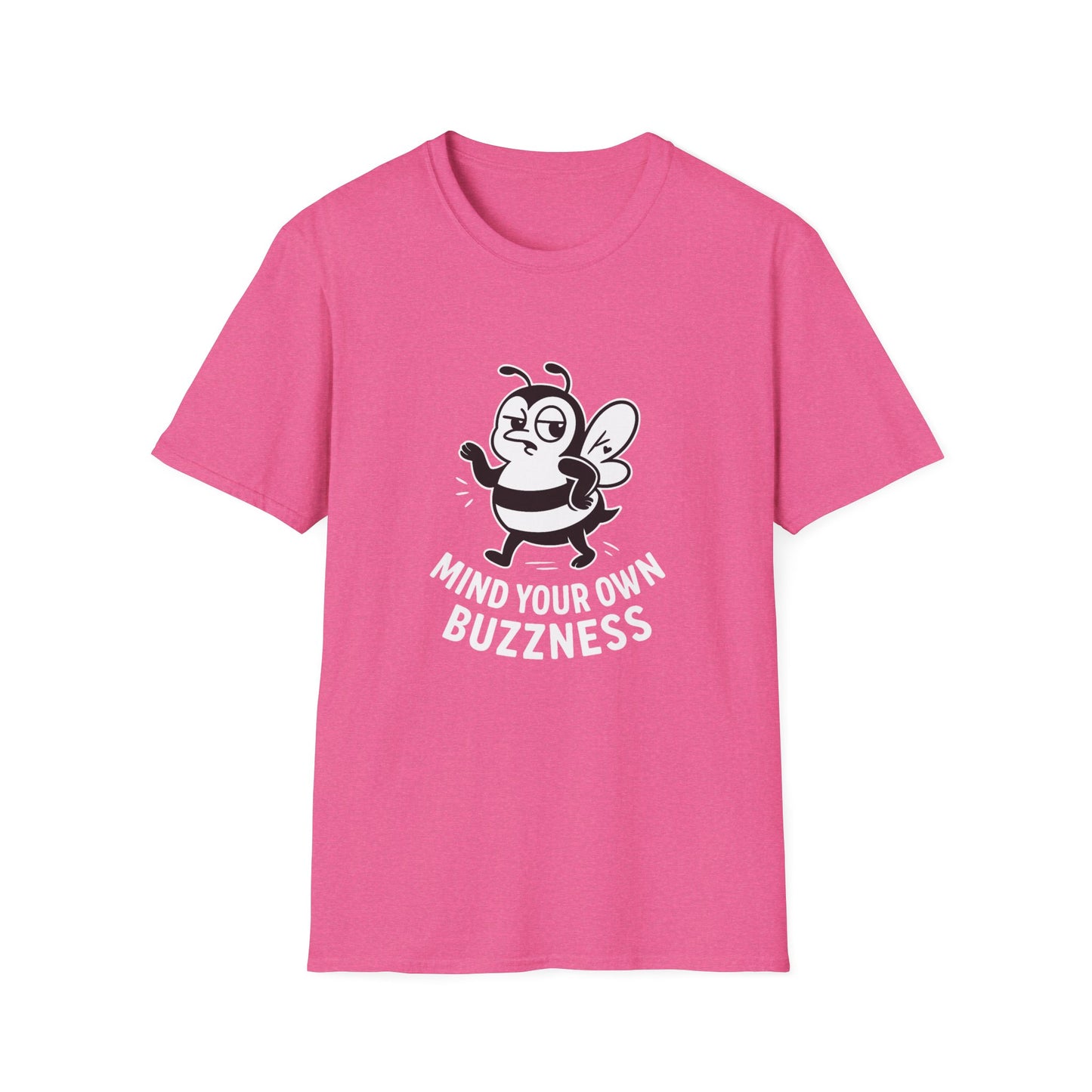 Bee T-Shirt - 'Mind Your Own Buzzness' Softstyle Tee
