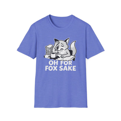 Fox T-Shirt - 'Oh For Fox Sake' Softstyle Tee