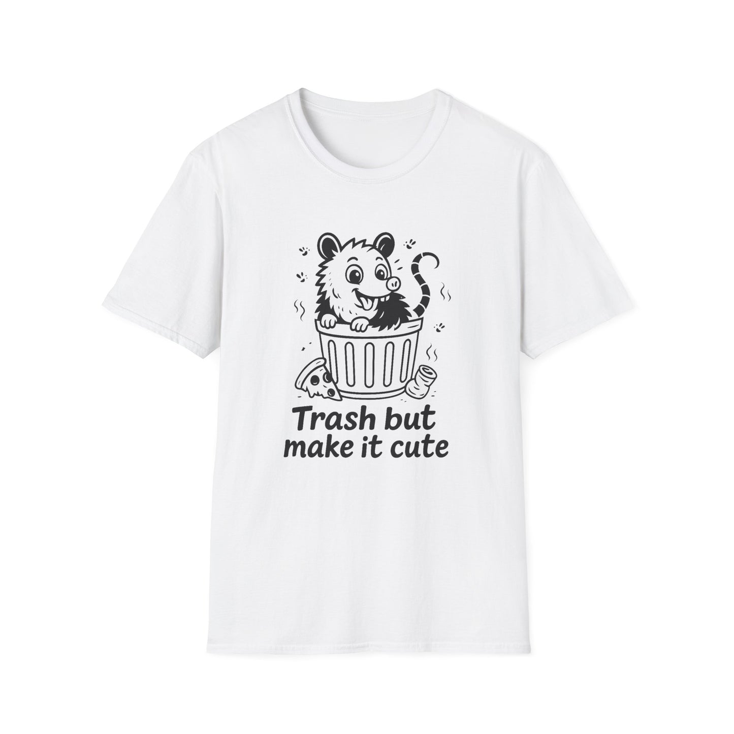 Possum T-Shirt - 'Trash But Make it Cute' Softstyle Tee