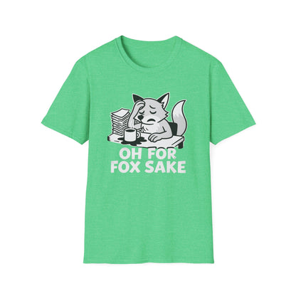 Fox T-Shirt - 'Oh For Fox Sake' Softstyle Tee