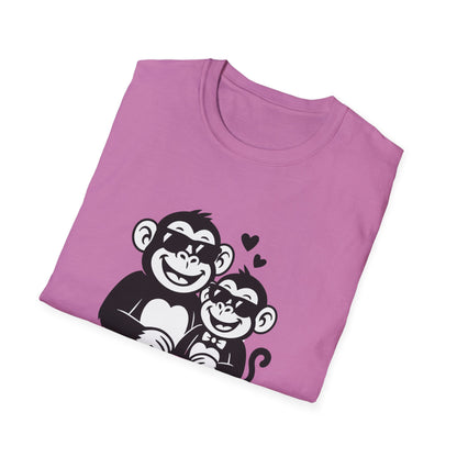 Monkey T-Shirt - 'Chimp Off the Old Block' Softstyle Tee