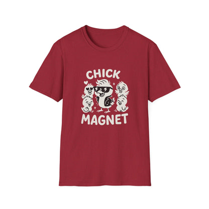 Chick T-Shirt - 'Chick Magnet' Softstyle Tee
