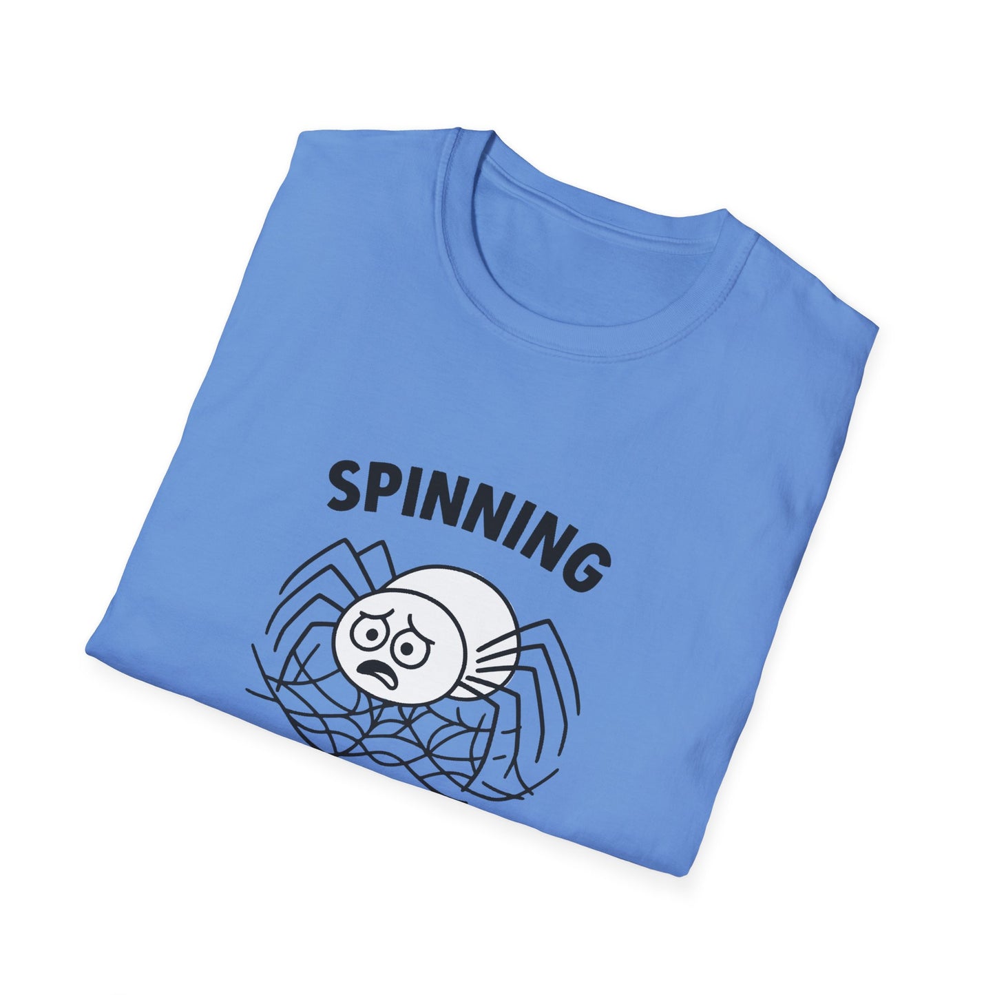 Spider T-Shirt - 'Spinning Out of Control' Softstyle Tee