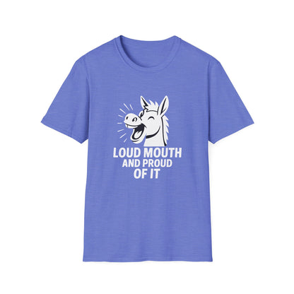 Horse T-Shirt - 'Loud Mouth' Softstyle Tee