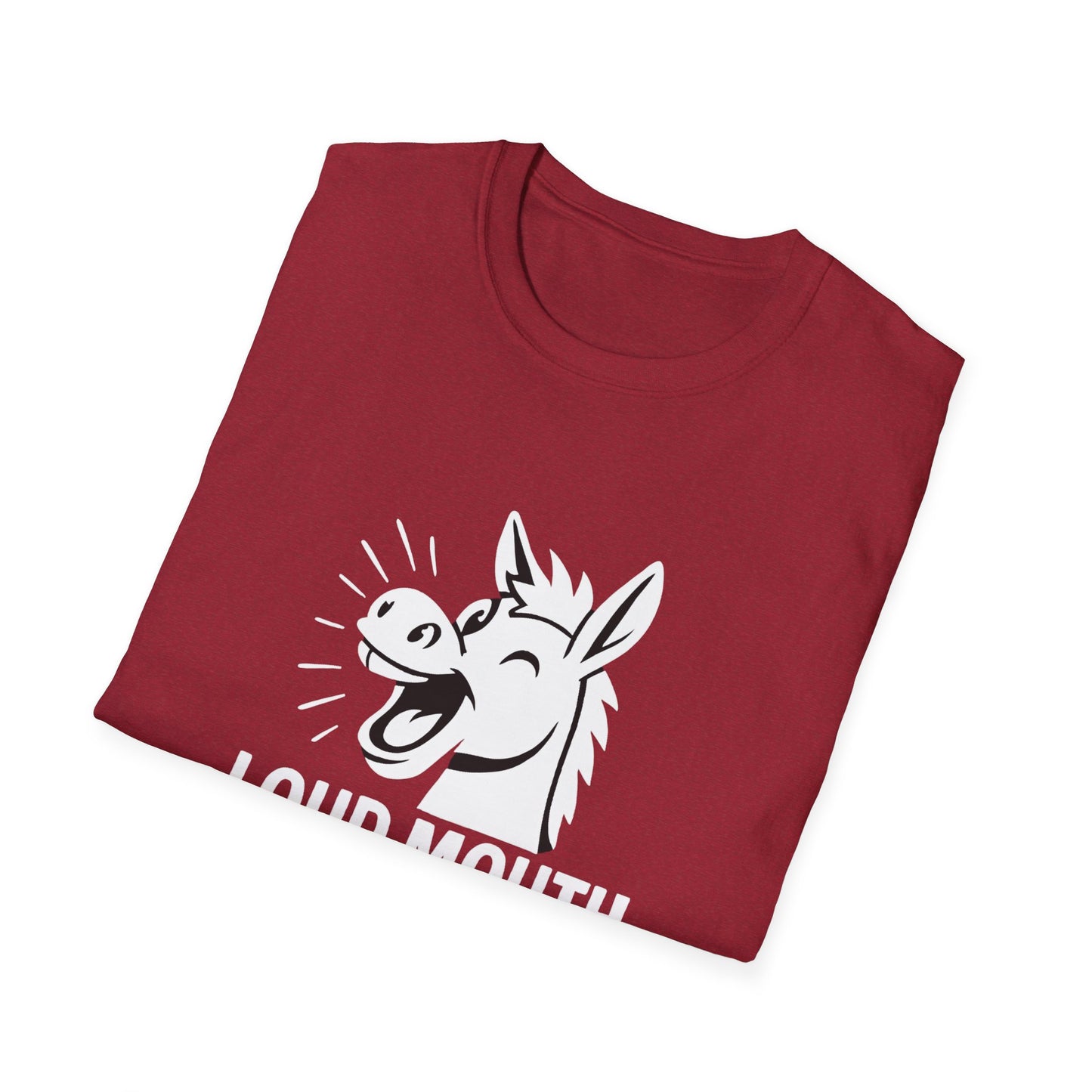 Horse T-Shirt - 'Loud Mouth' Softstyle Tee