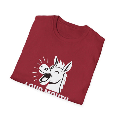 Horse T-Shirt - 'Loud Mouth' Softstyle Tee