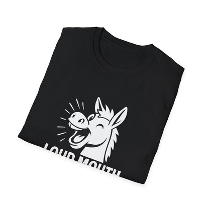 Horse T-Shirt - 'Loud Mouth' Softstyle Tee