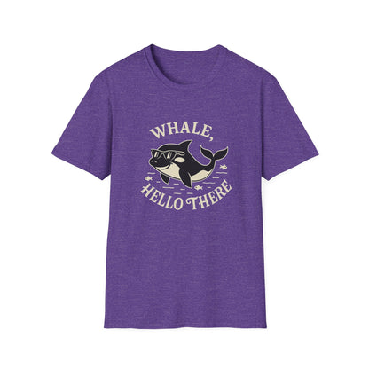 Whale T-Shirt - 'Whale Hello There' Softstyle Tee