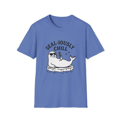 Seal T-Shirt - 'Sealiously Chill' Softstyle Tee