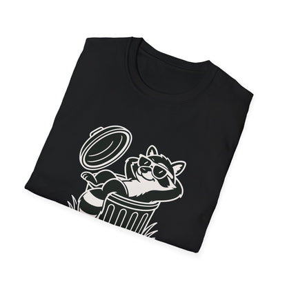 Racoon T-Shirt - 'Don't Trash My Vibe' Softstyle Tee