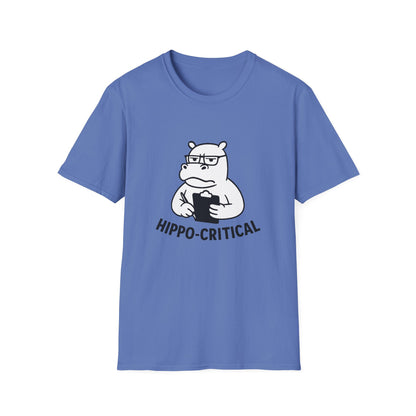 Hippo T-Shirt - 'Hippo-Critical' Softstyle Tee