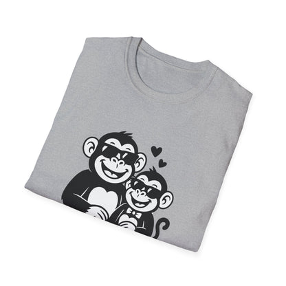 Monkey T-Shirt - 'Chimp Off the Old Block' Softstyle Tee