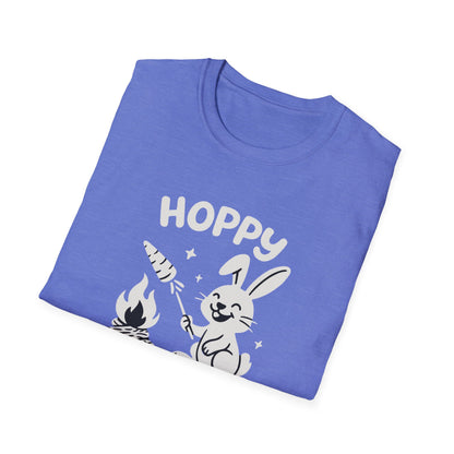 Rabbit T-Shirt - 'Hoppy Camper' Softstyle Tee