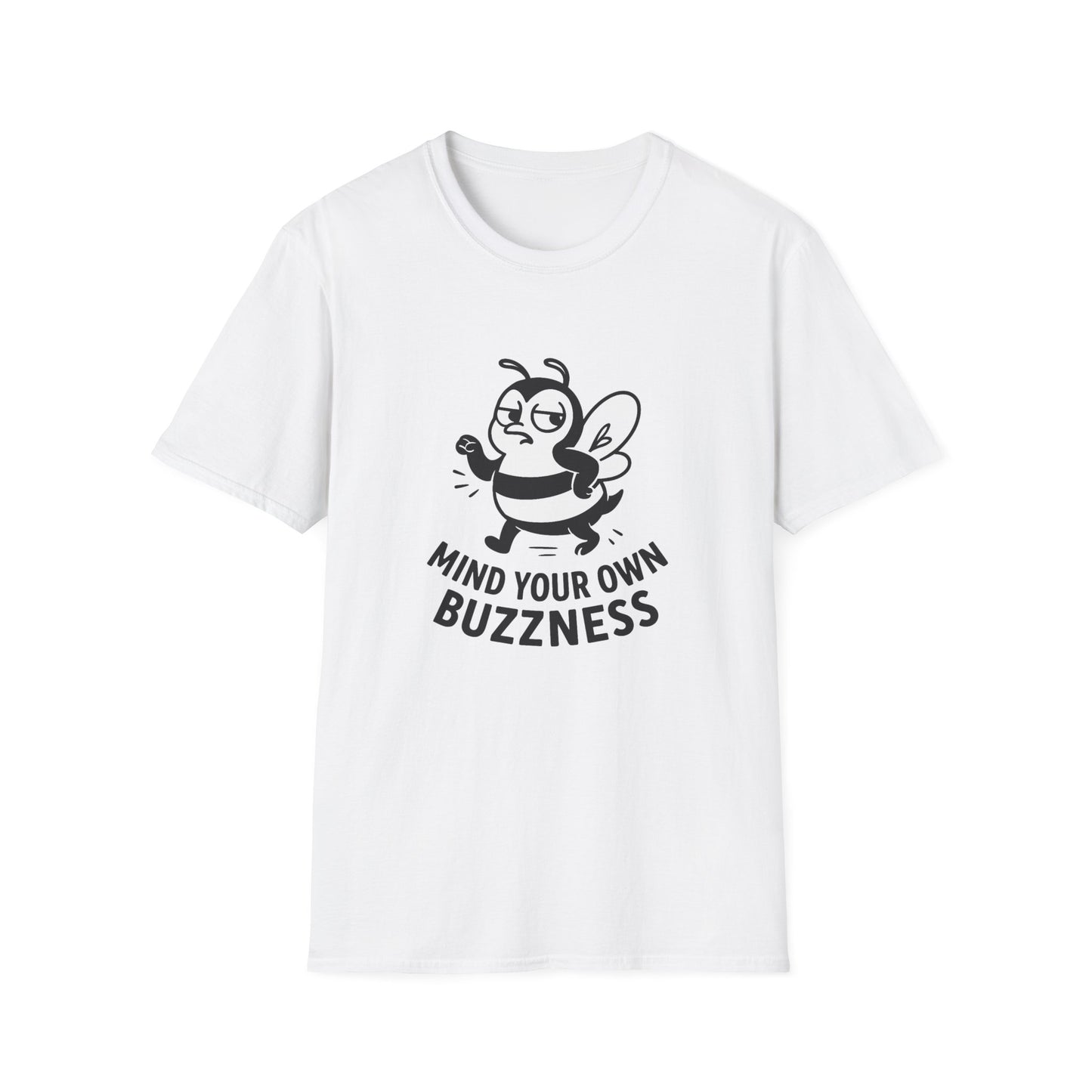 Bee T-Shirt - 'Mind Your Own Buzzness' Softstyle Tee